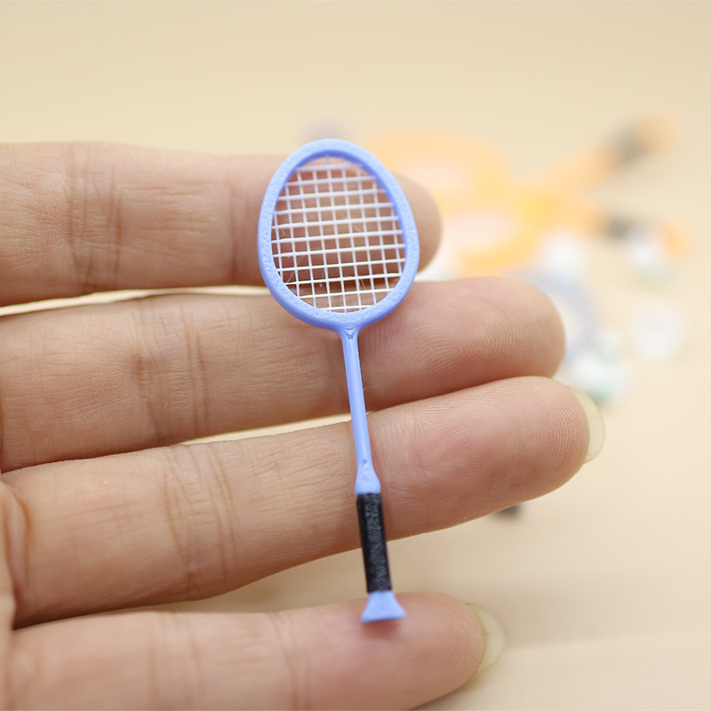 Badminton House - 1 Paar 1:12 Poppenhuis Simulatie Mini