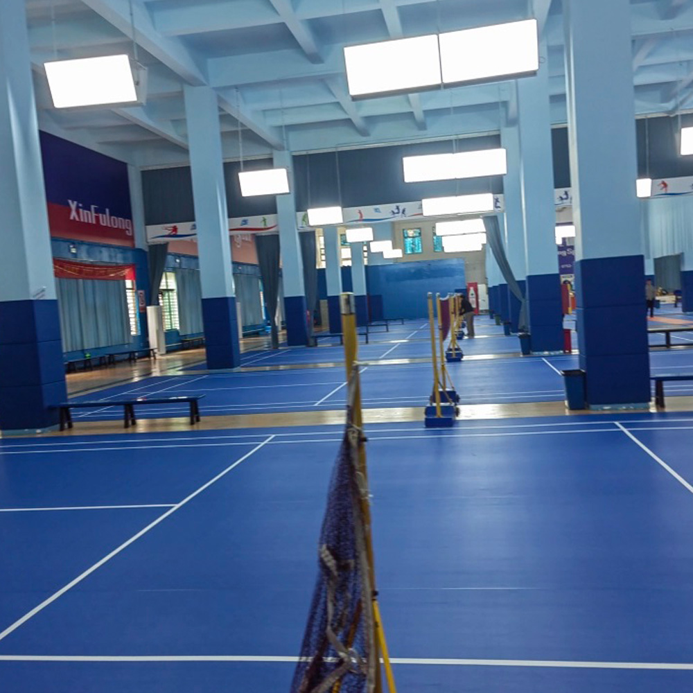Badminton Logo - Beable Professionele PVC Badminton Court Mat