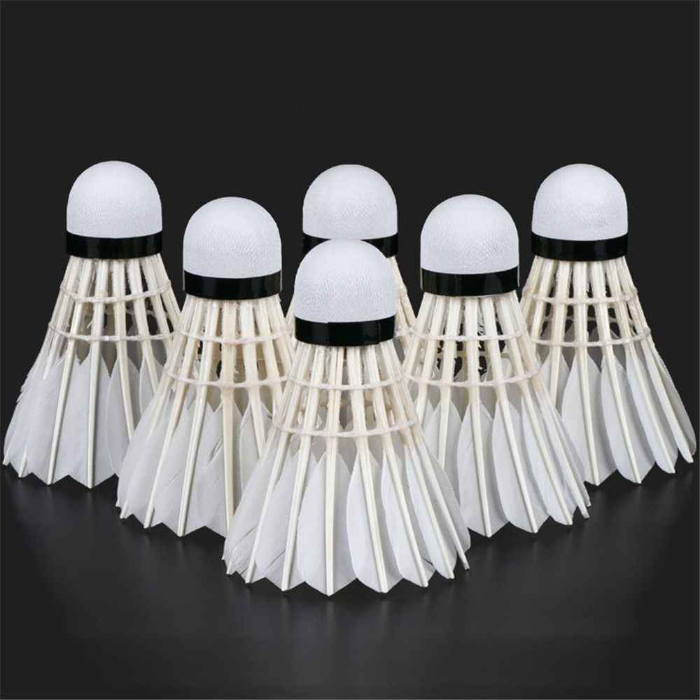 Badminton House - 3/6/12 Stuks Nieuwe Witte Badminton Shuttle
