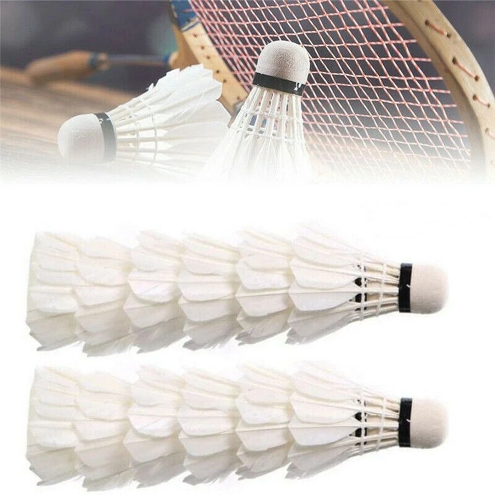 Badminton House - Nieuwe witte ganzenveren badminton shuttle duurzame