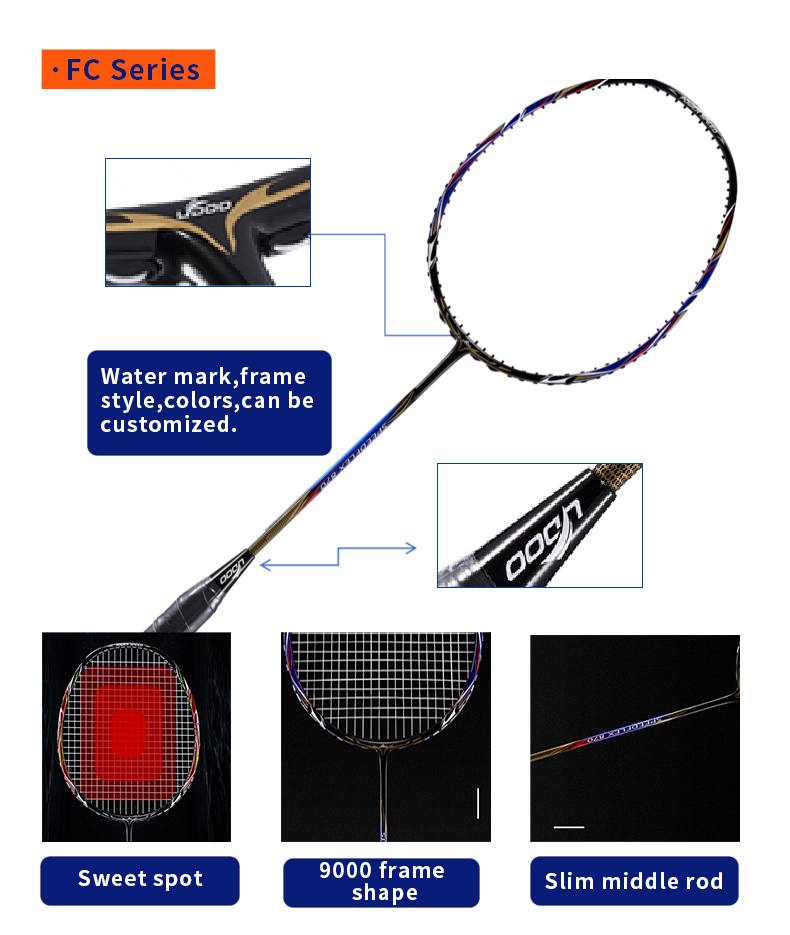 G5 grip badmintonracket van ca - Badminton Materi recensie en prijs