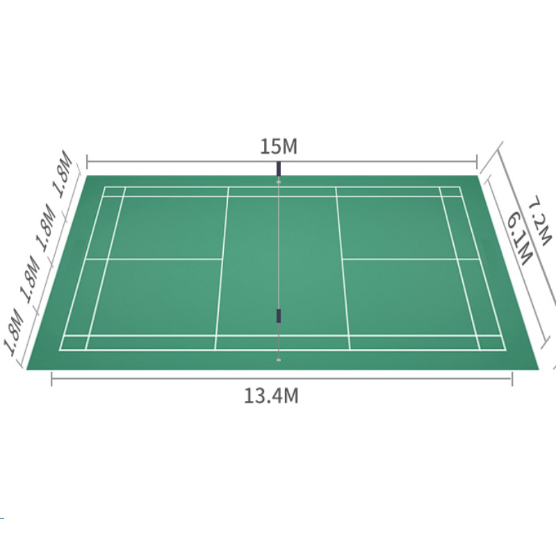 Beable standaard 5,0 mm PVC ba - Badminton Logo recensie en prijs