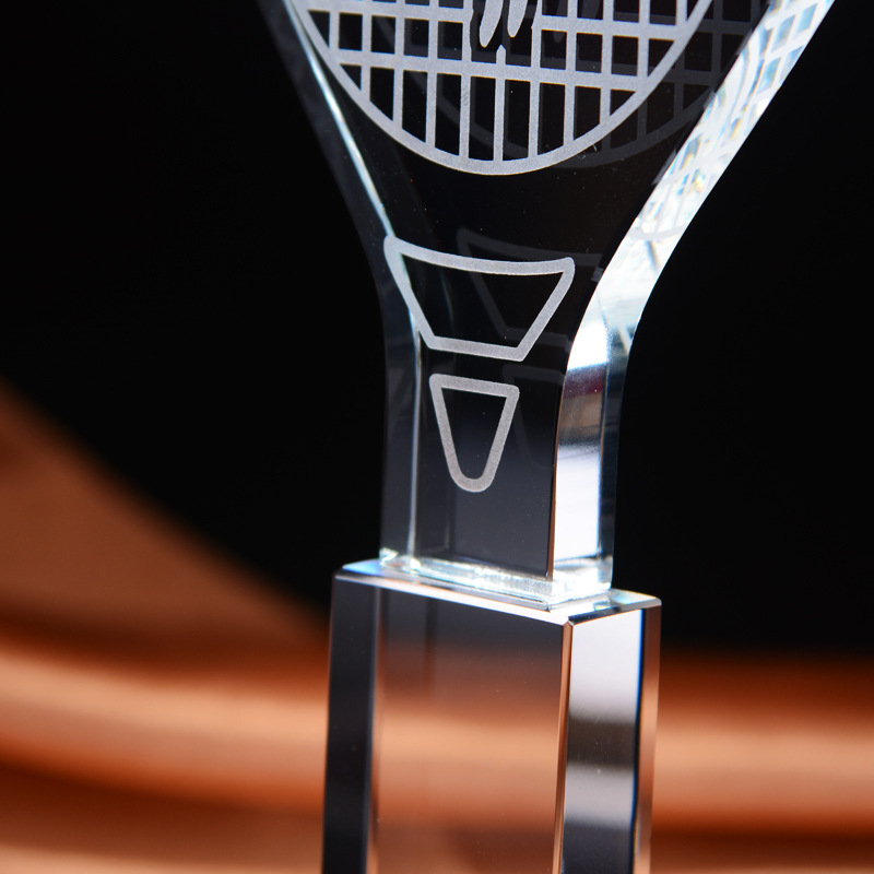Aangepaste Crystal Trophy Badm - Badminton Logo recensie en prijs